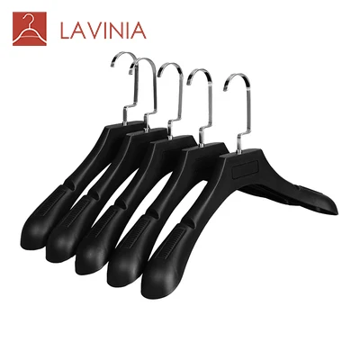 

New high quality Men's and women's plastic non-slip black and white hanging clothes rack pants clip, Custom color