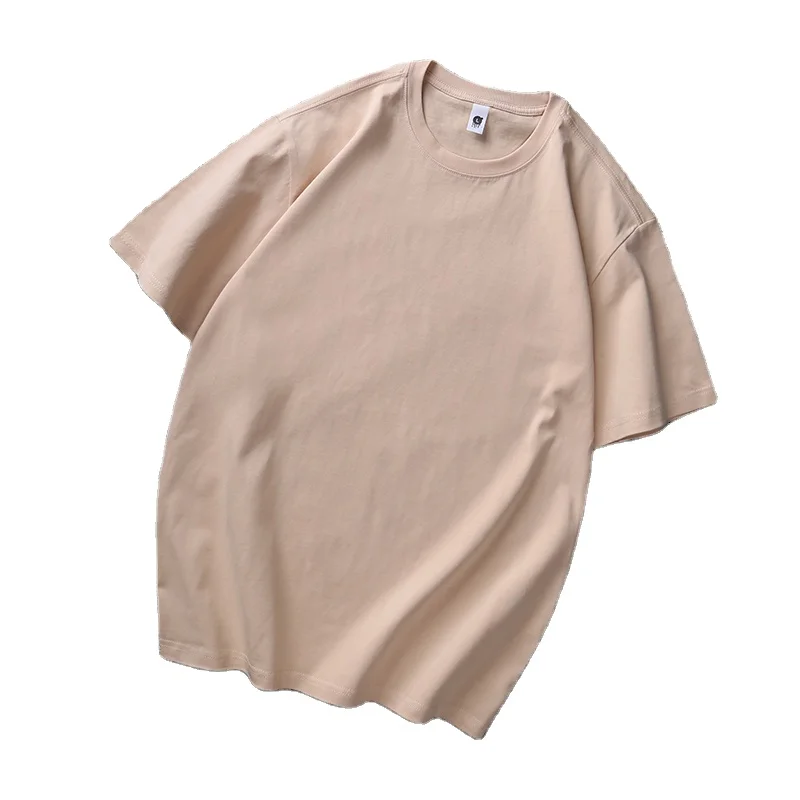 

Wholesale Oversized Fashion Tee Cotton Men Organic Oversize Plain Custom Graphic Embossed T Shirt, Customized color
