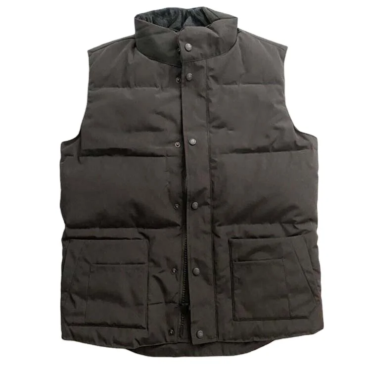 

DV01 Bodywarmer Winter Padded Warm Thermal Design Crew Neck Casual Sleeveless Jacket Coat Canada Down Vest For Men Women, 9 colors