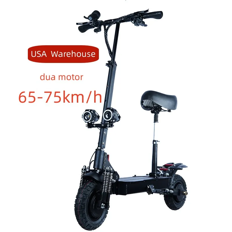 

2023 Geofought 2400w Fatest 75km/h Electric Scooter For Adults Range 60-70km E Scooter With Seat