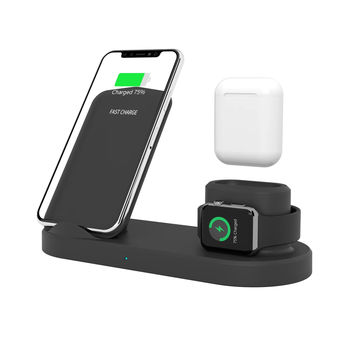 

Brand New 4 in 1 Wireless Charger for Apple Earphone Mobile Phone Wireless Charger