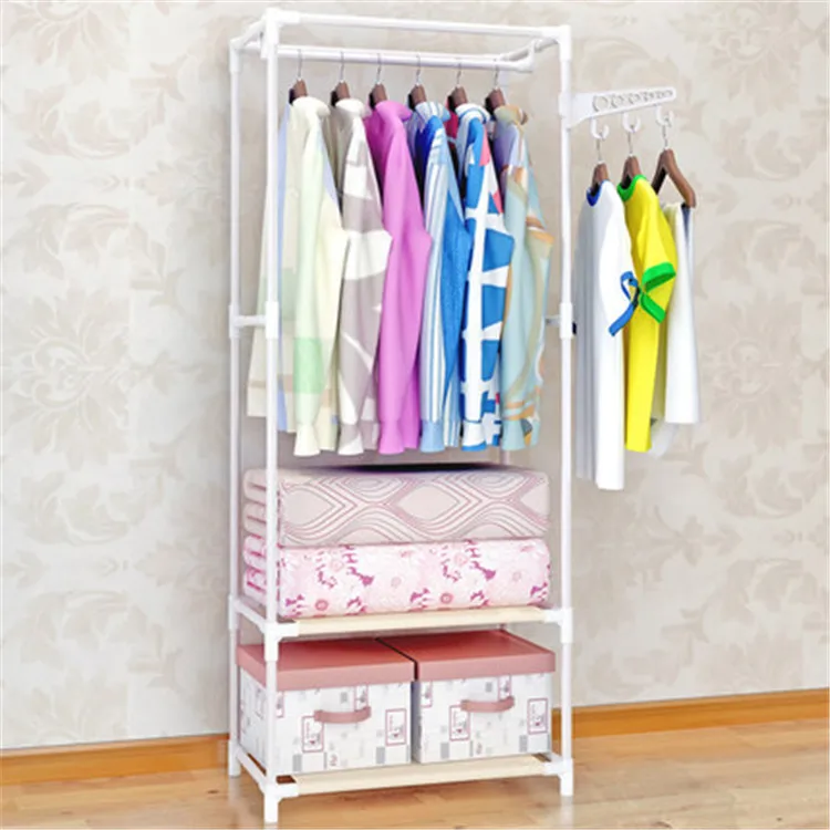 

Furniture clothes drying rack balcony clothes hanger stand, White,coffee,pink