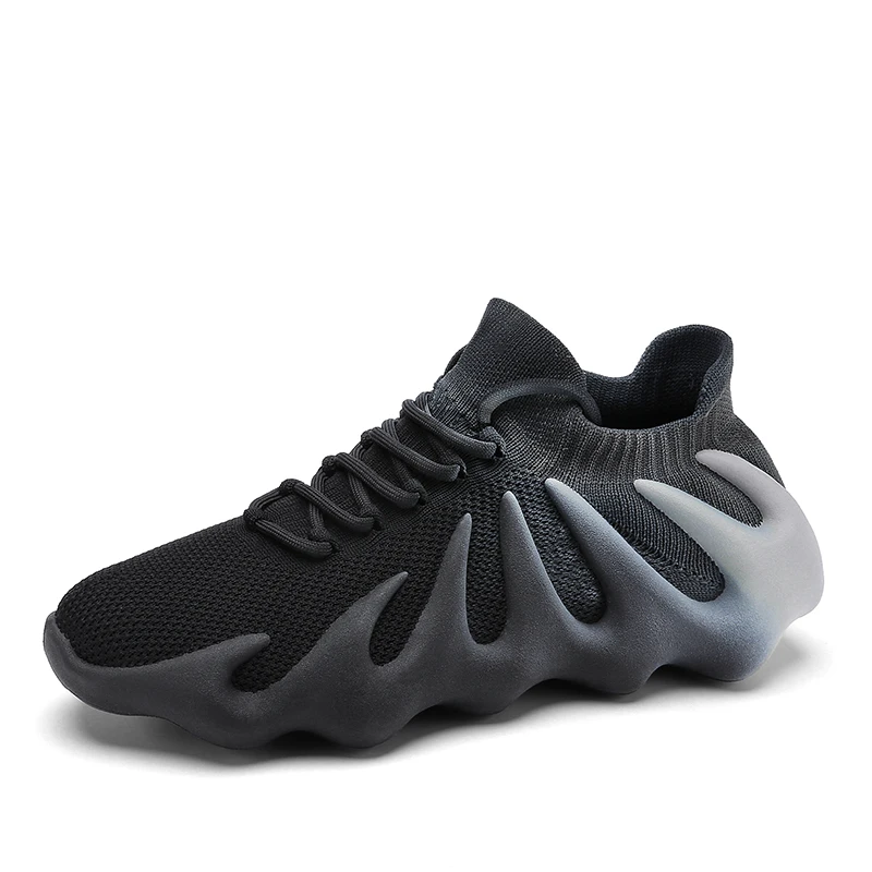 

Wholesale Fashion Comfort Men Boots Lightweight Breathable Shoes For Men Casual Running Shoes