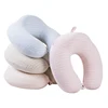 Eco-Friendly Soft Plush Memory Foam Travel Neck Pillow with Hat