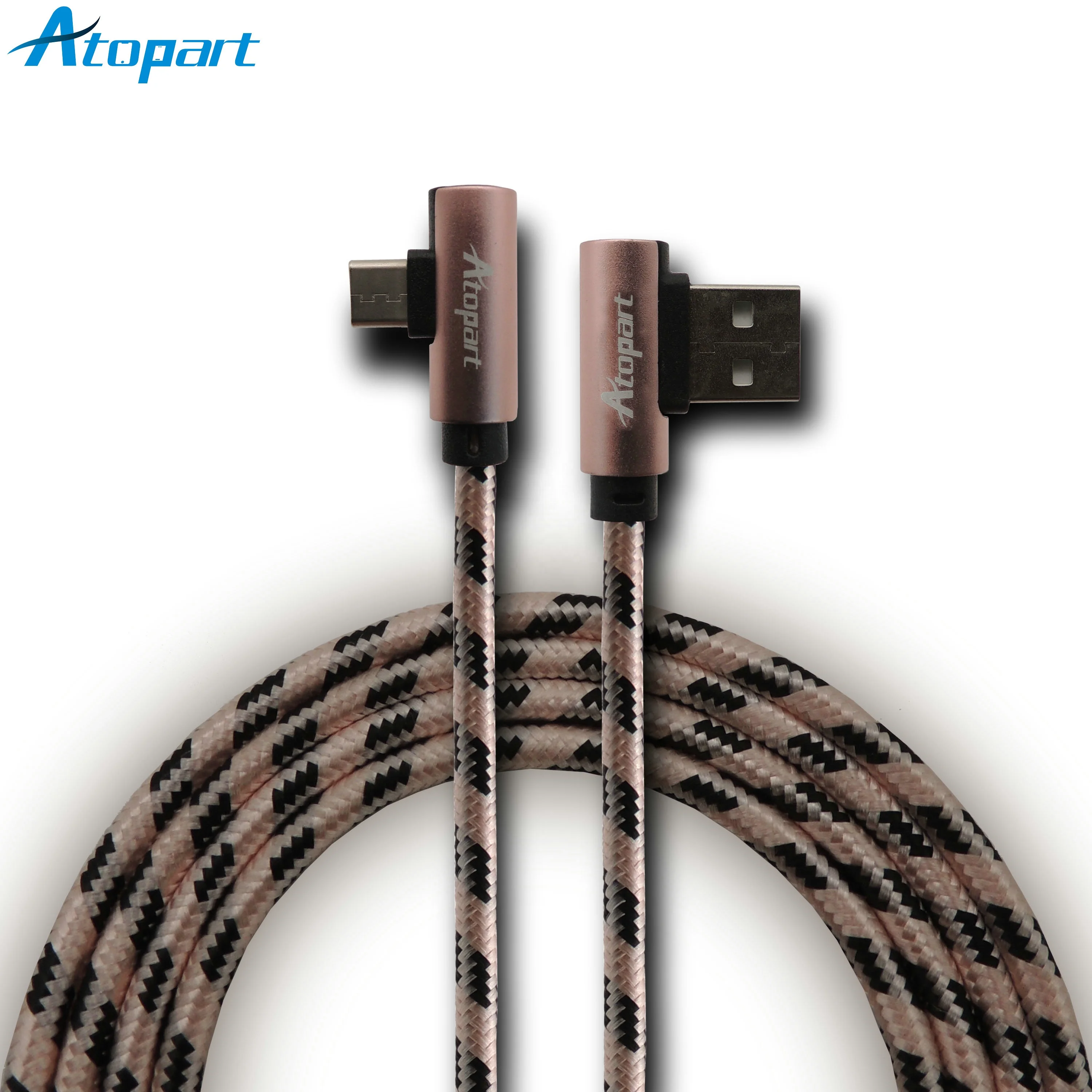 

Free shipping 1M T shape Nylon braided mobile phone cable usb type c fast charger charging data sync cable for lighting cable, Green,red,silver,rose gold