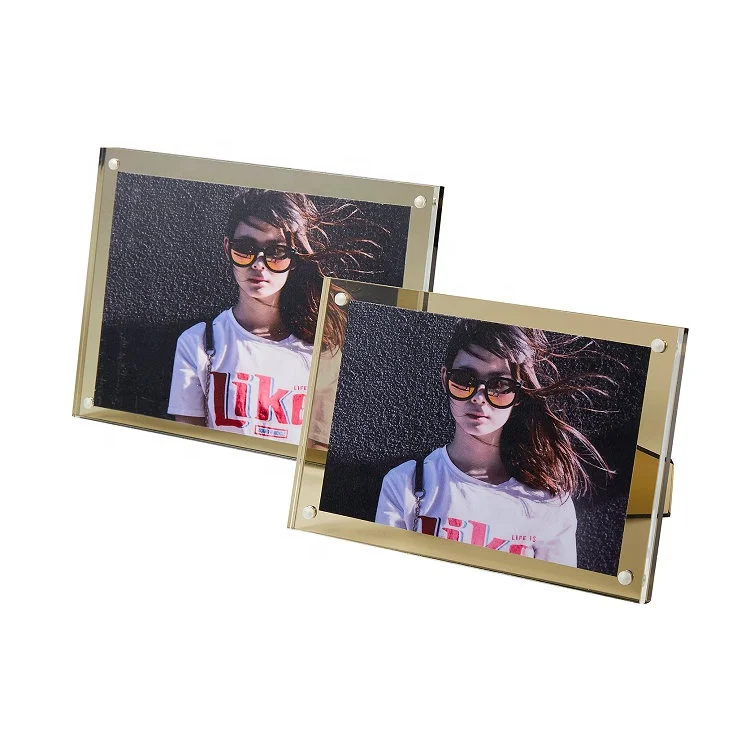 Picture Frame Block 5x7 6x8 Clear Acrylic Standing Photo Frame Wholesale Buy Acrylic