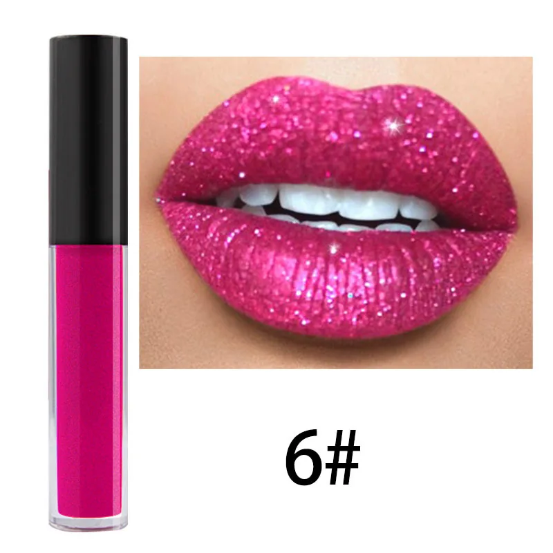 

Wholesale Hot Selling Good Quality Private Label Vegan Glitter Shimmer Metallic Diamond Lip Gloss Lipgloss Packaging Tube