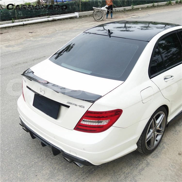W4 C180 C0 C260c63セダン用rtスタイルカーボンファイバートランクスポイラー Buy メルセデス W4 スポイラー メルセデス C63 スポイラー メルセデス C63 トランクスポイラー Product On Alibaba Com