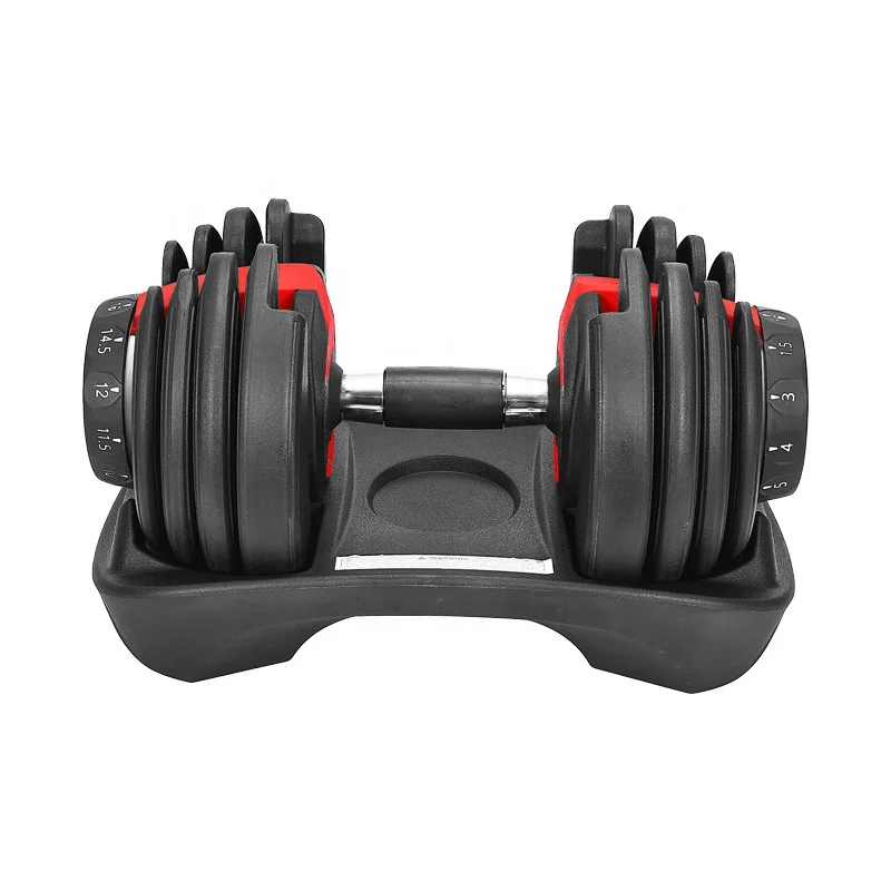 

Cheap Price Sports Equipment 40kg Adjustable Dumbbell Steel, Black