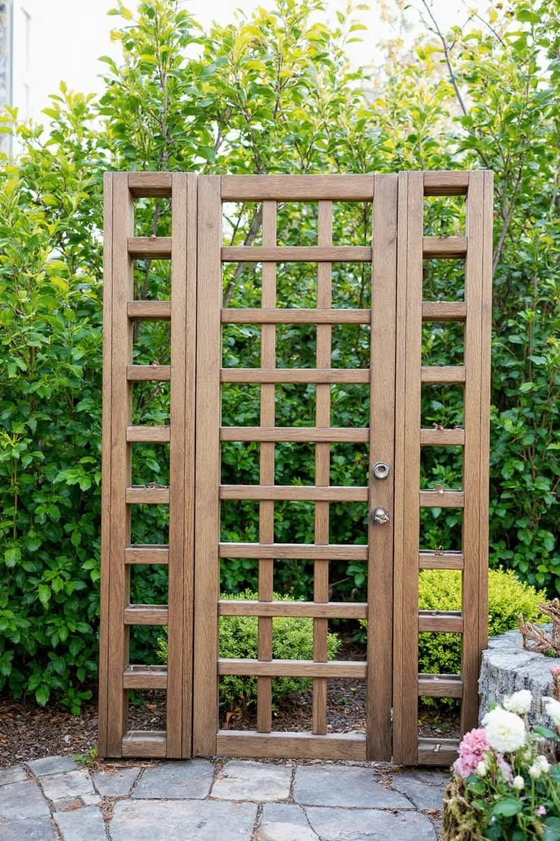 Comparison of different trellis materials side by side