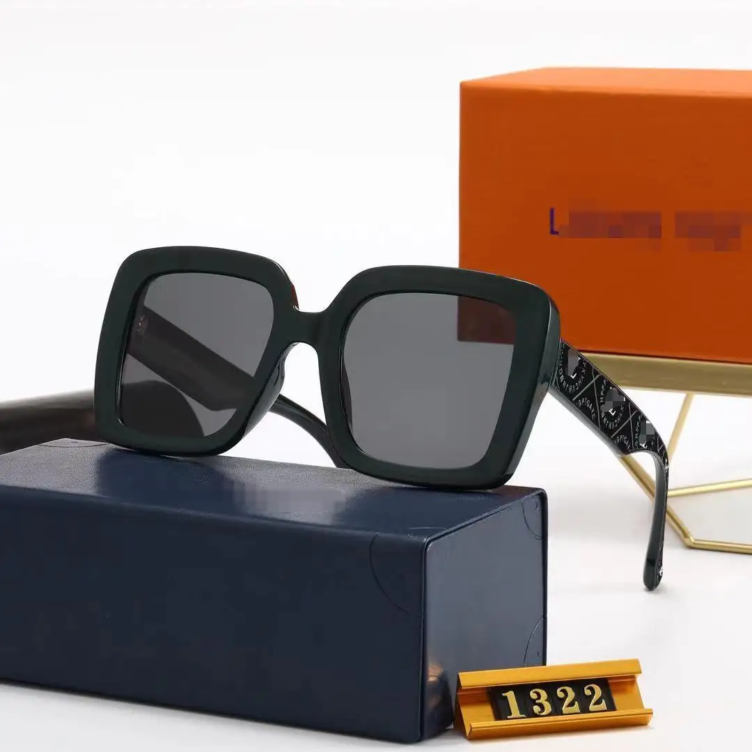 

2021 New womens oversized sunglasses Fashion Luxury 1322