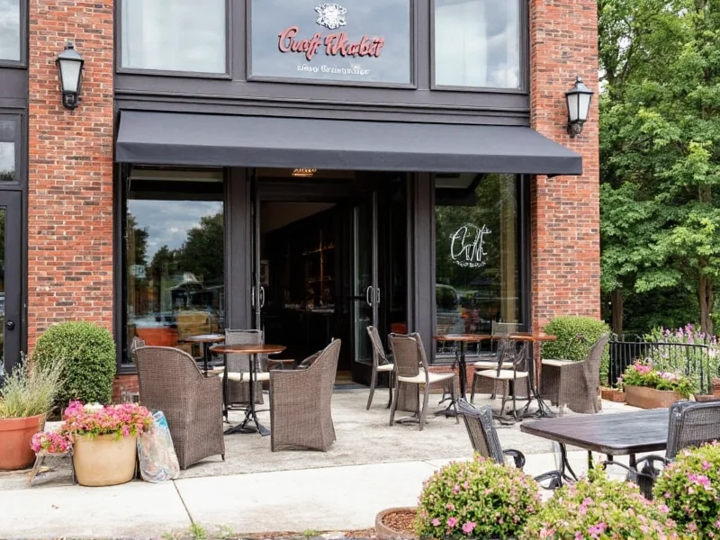 Craft Habit Raleigh storefront with outdoor seating