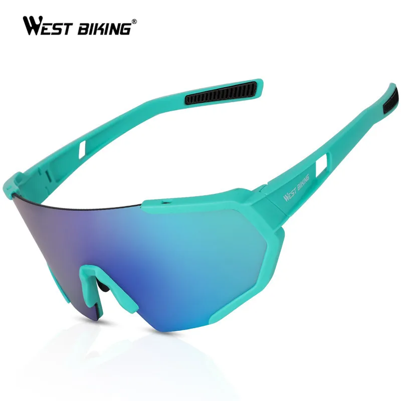

WESTBIKING 2020 New Polarized Full Fram Design Glasses Large Fifld Comfortable Bike UV 400 Colorful Outdoor Sports Bike Glasses