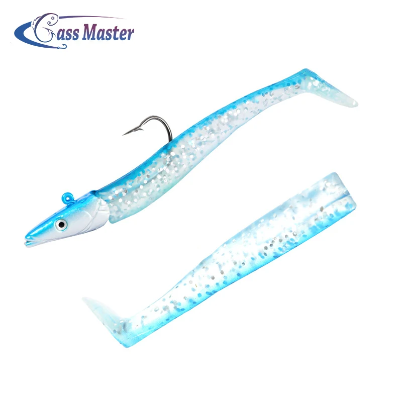 

Bass master Soft Lure Silicone Fishing Lure Bass Wobblers Artificial Bait Lead Head Spoon Jig Lures Fishing Tackle