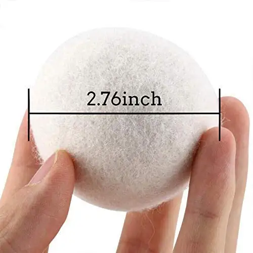 
2020 amazon bestseller 6 pack xl eco-friendly wool laundry dryer ball absolutely handmade 100% 