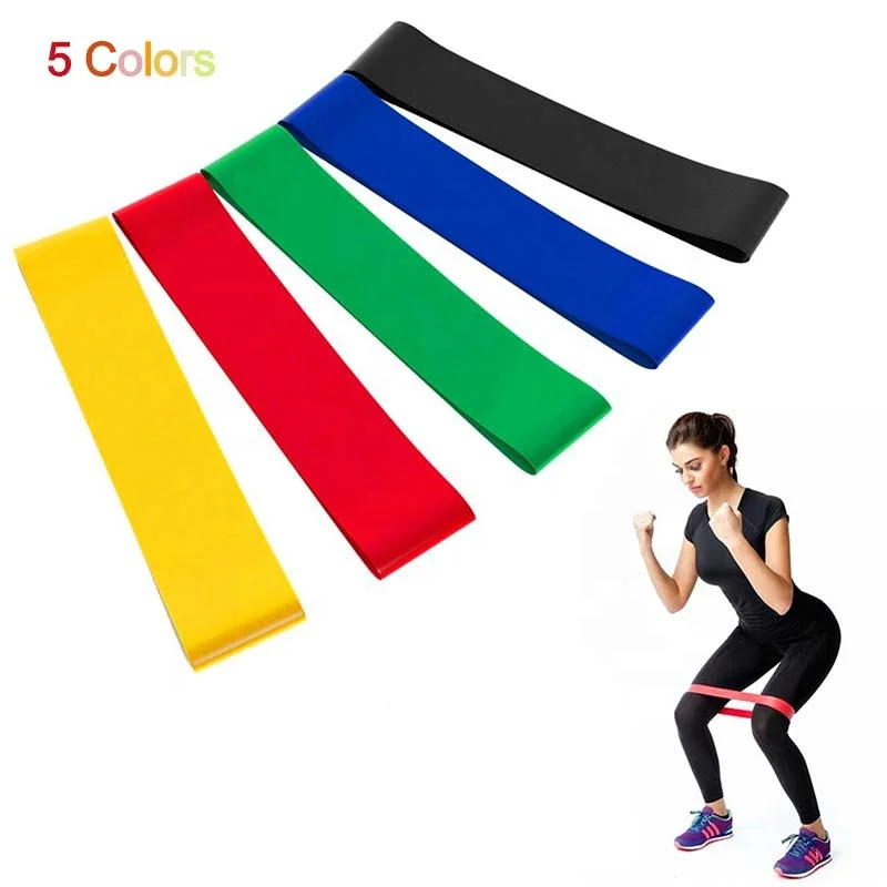 

Mini Resistance Bands Set Yoga Elastic Fitness Equipment Rubber Pull Up Loop Elasticas Functional Training For 5 Colors Home Gym