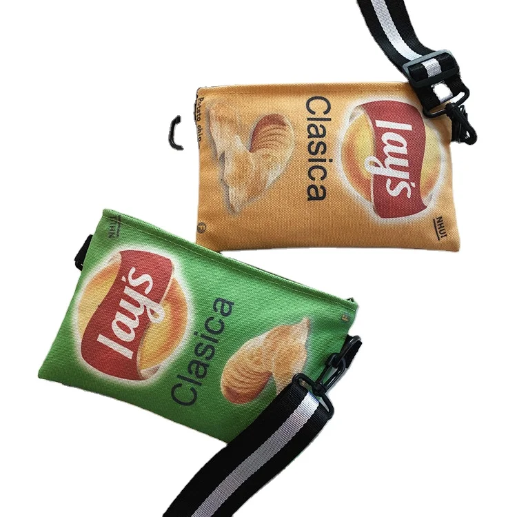 

Funny Potato Chips Crossbody bags women handbags ladies Mini Cartoon Printing handbags for women, Picture color , can be customized