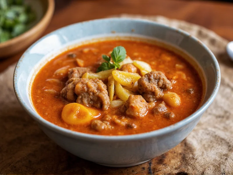 Mondongo Soup: Traditional Recipe and Cultural History