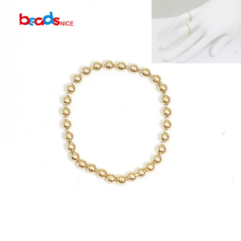 

Beadsnice 14K Gold Filled Beaded Ring Minimal Beaded Gold Stacking Ring Women Gift ID39818/39819/39820/39821