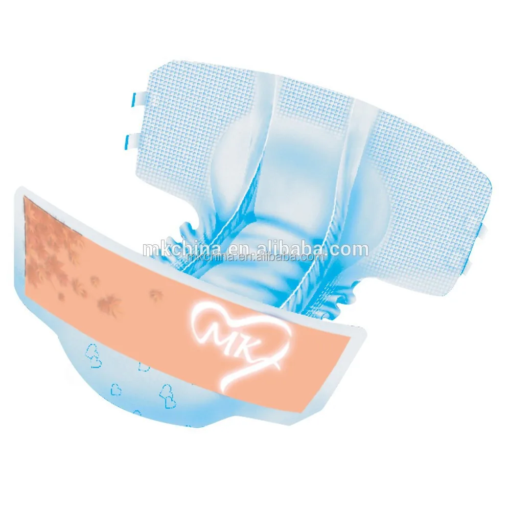 

OEM ODM wholesale Japanese super absorbency core comfort breathable custom printed clothlike L size adult diaper