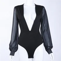 

V-collar Sexy Long Sleeve Chiffon Women's Sports Shirt Yoga Clothes Yoga Wear For Women