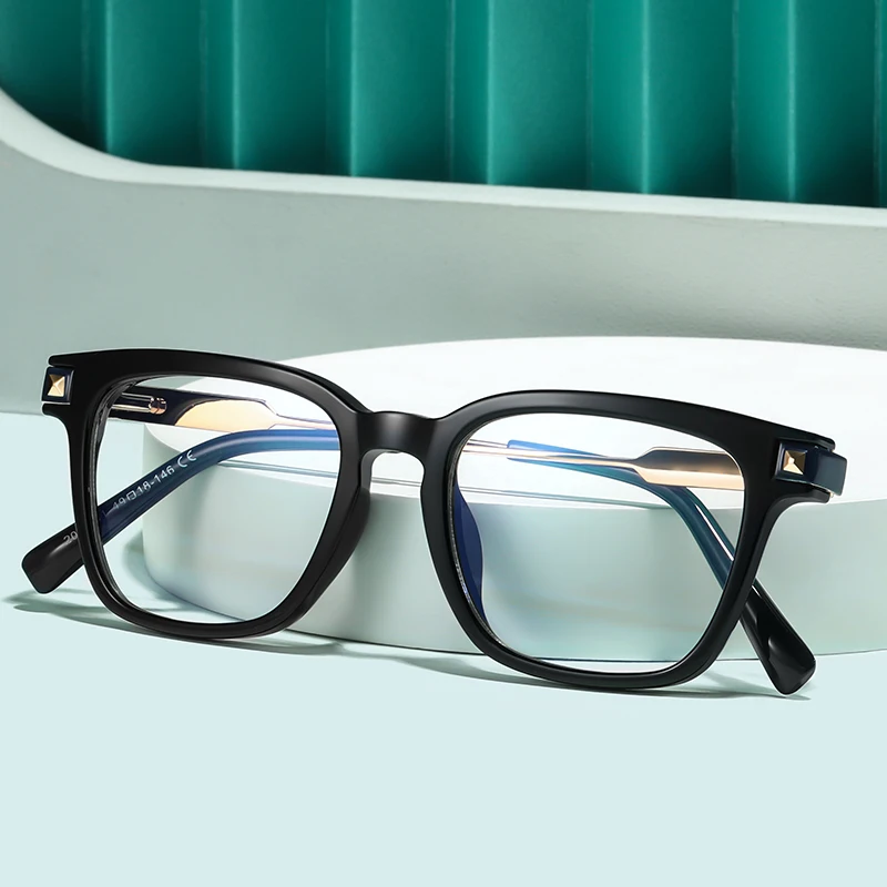 

2022 New Season Trendy Frames Tempo Style Blue Light Filter Compurter Glasses, Gold, black or custom colors