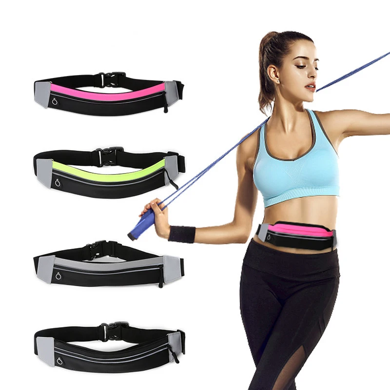 

Custom Logo Belt Bag Waterproof Mobile Phone Men Women Hip Bag Running Sports Waist Bag, Customized