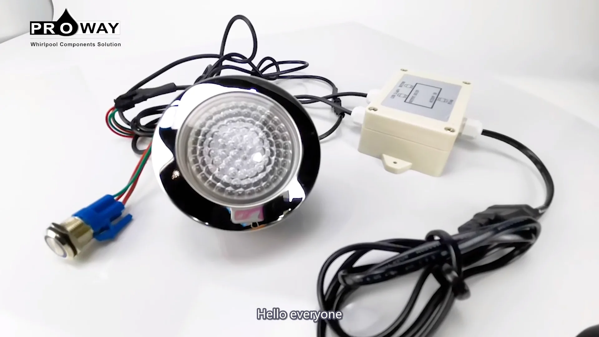 Spa Underwater Led Light With Control Box Bathtub Waterproof Lighting