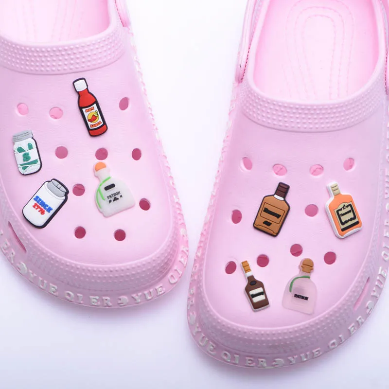 

PVC Shoe Charms jibz words Fit Bracelets Croc Charms, Custom