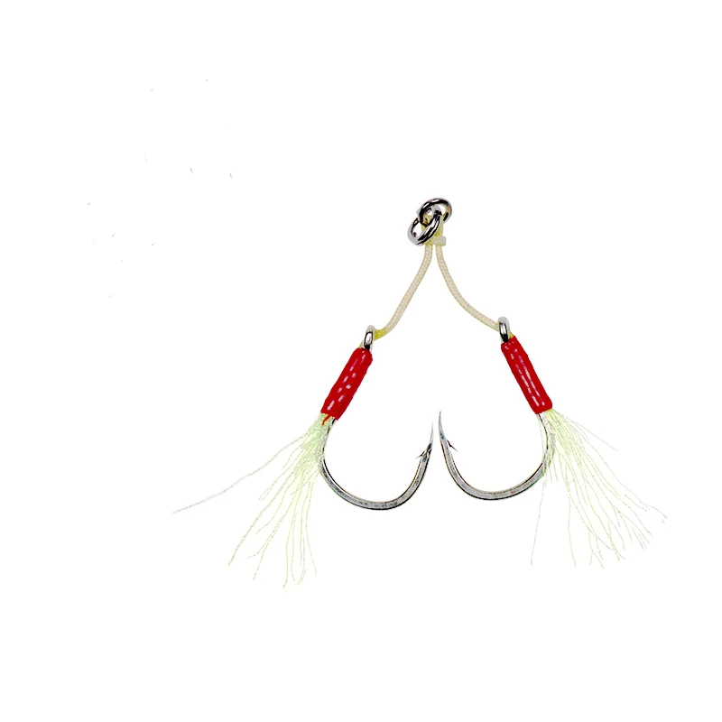 

Mustad Fishing HooksJig Double assist hook for Sea Ocean Beach Pesca