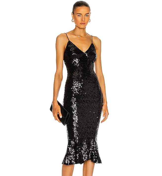 

New Arrivals Dinner Dress Party Lady Dresses Women Midi Casual Cocktail Club Sequined Fishtail Dress