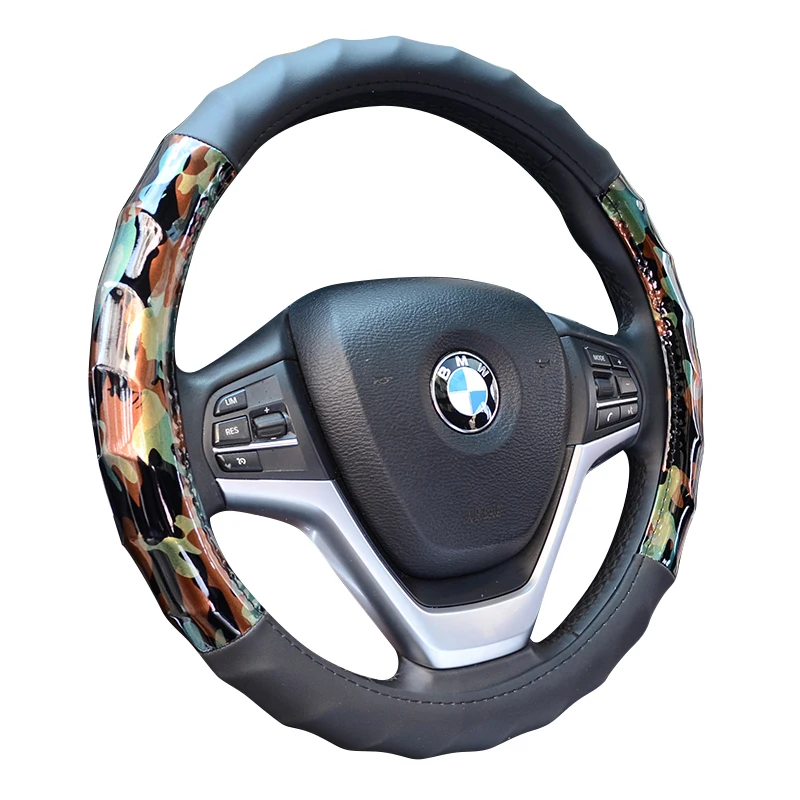 
Good quality universal 15 inches carbon steering wheel cover 