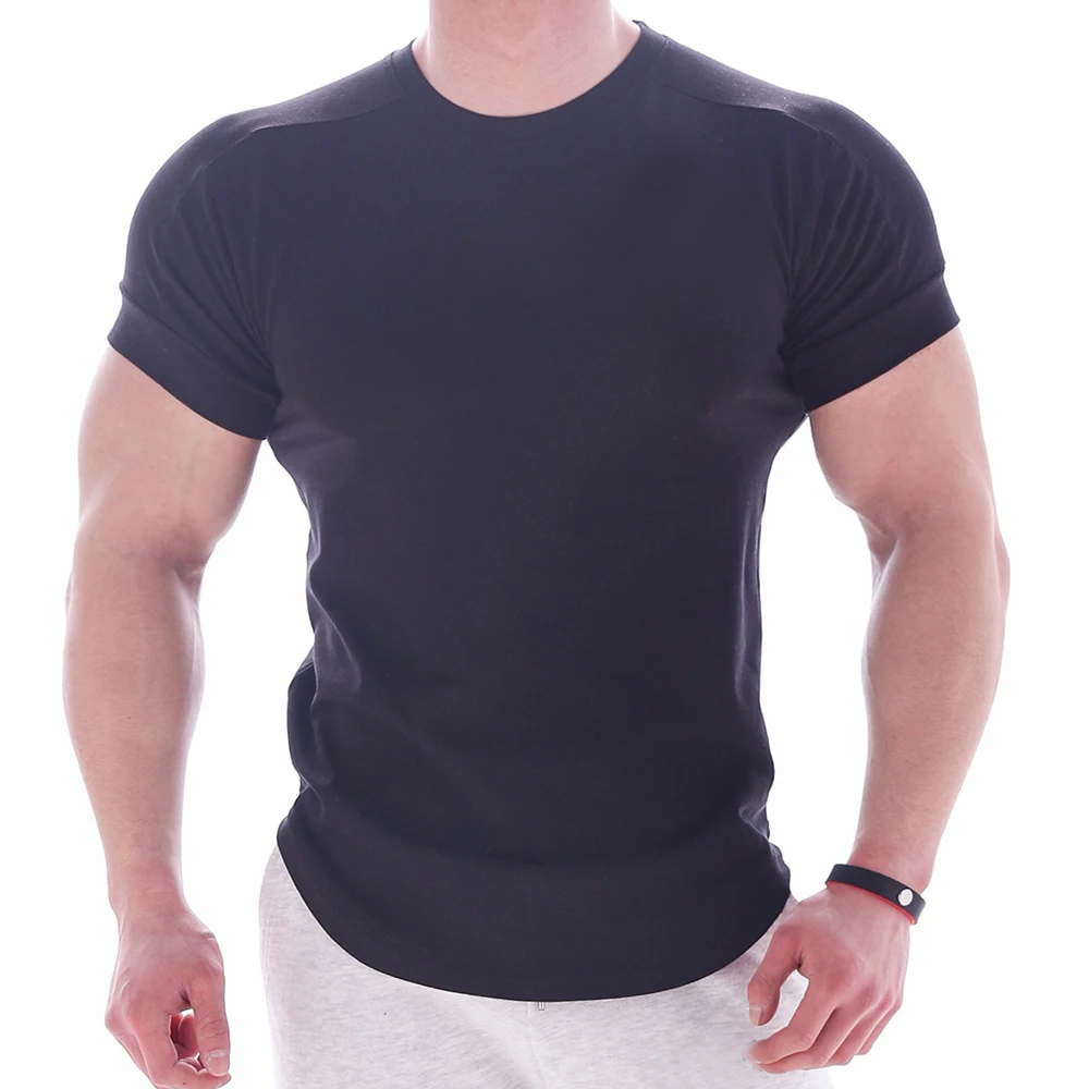 

Man Gym Muscle Tee Shirts Sports Fitness Wear Wholesale Activewear Custom Blank T Shirts Work Out T-Shirts Athletic Gym Wear Men, Multi color optional or customized