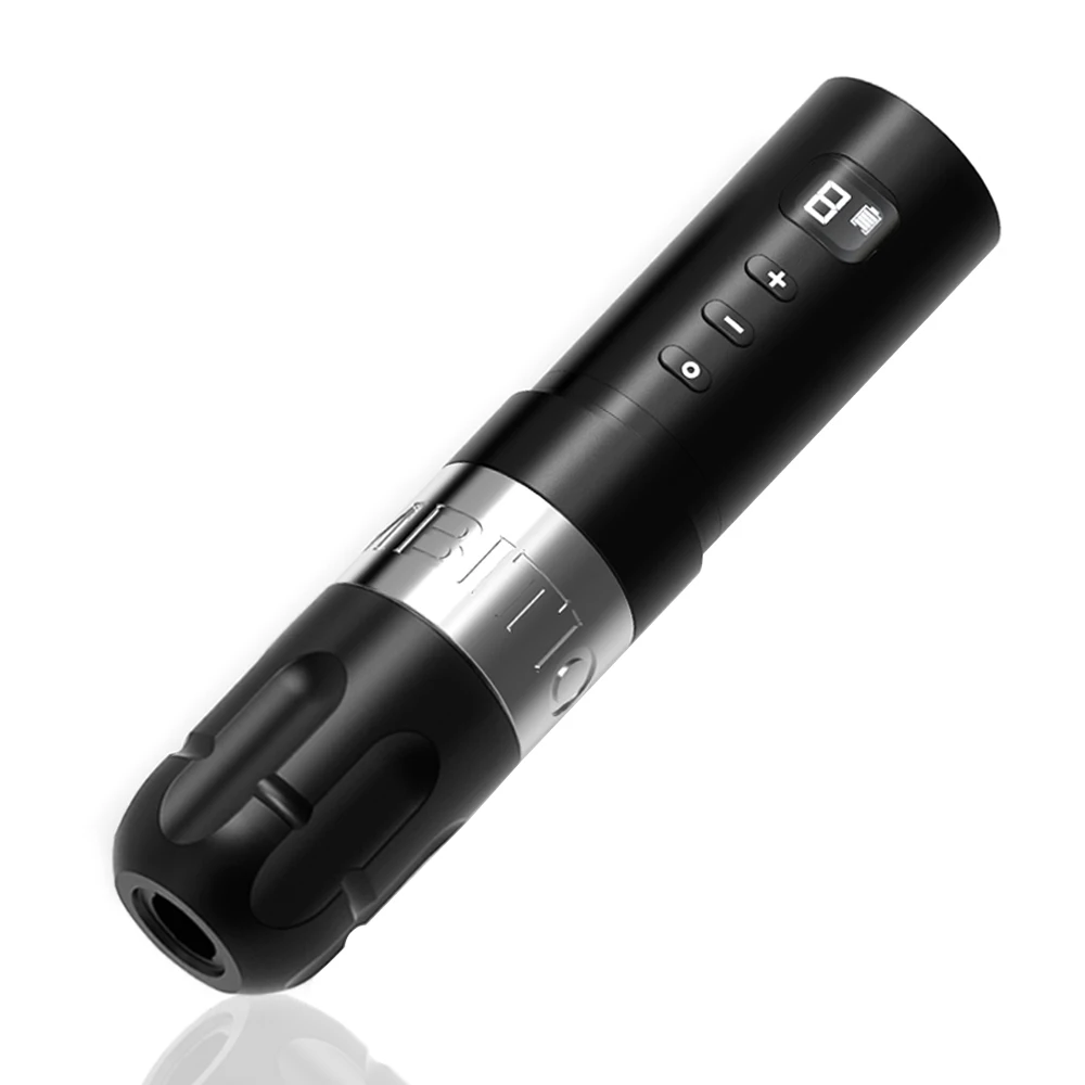 

Ambition Soldier Wireless Tattoo machine Pen brushless motor Professional Rechargeable tattoo equipment Digital LED Display, Black, gold, silver