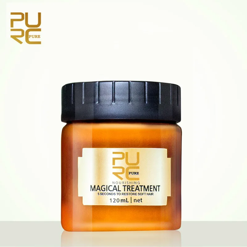 

PURC 120ml Magical Hair Mask Conditioner Scalp Treatment 5 Seconds Effectively Repair Damage & Restore Soft Smooth Hair