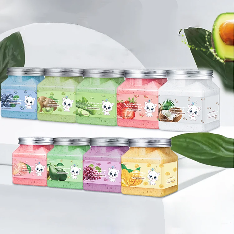 

Customized Logo Korean Organic Exfoliating Whitening Shea Butter Fruits Body Sugar Scrub Private Label Coconut Peach Body Scrub, Customer request