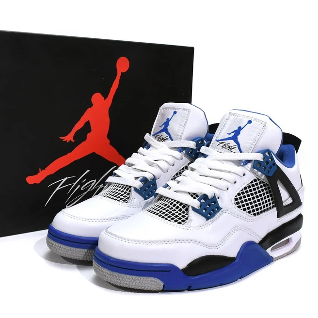 

Air Jordan 4 Retro Motorsports second hand customize female j 1 3 4 6 basketball style shoes for men and women