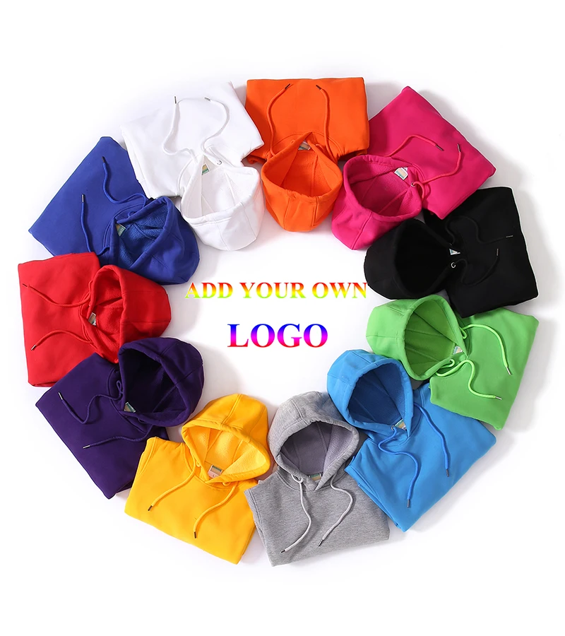 

High quality spring fall children plain boys hoodies 100% cotton for kids baby hoodie t logo customization