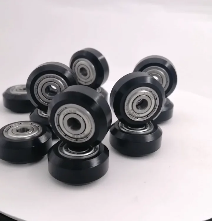 Plastic Coat Bearing 625zz Nylon Pulley Wheels With Bearings For 3d