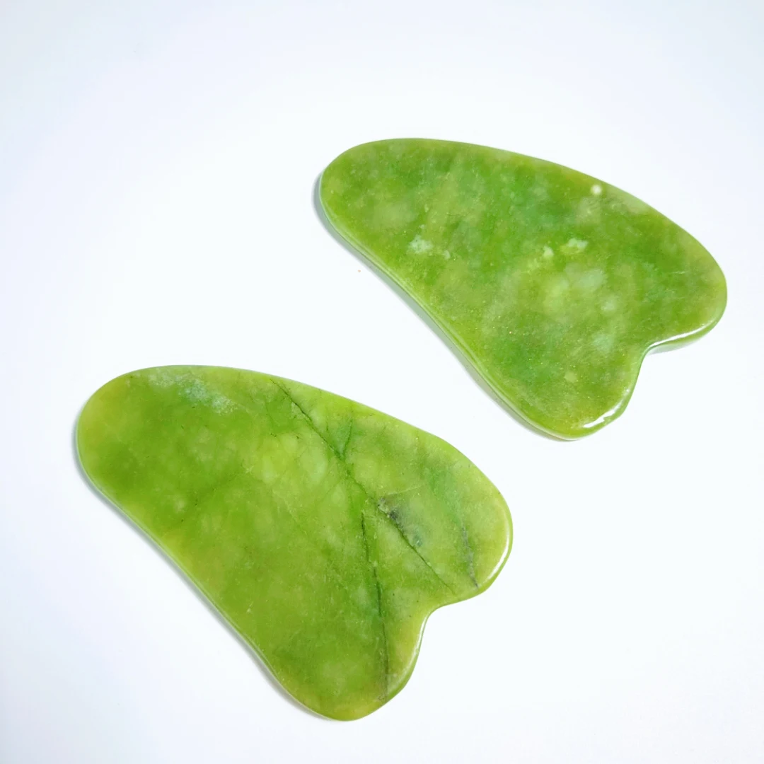 

Wholesale massager guasha tool Xiuyan Jade natural guasha boards craping jade