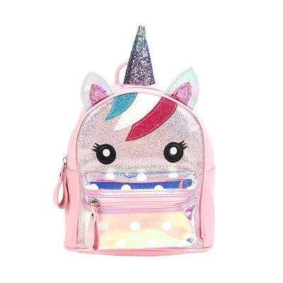 

2021 New Trending Cartoon Cute Unicorn Mini Back bag Light weight Kindergarten School Bag Backpack