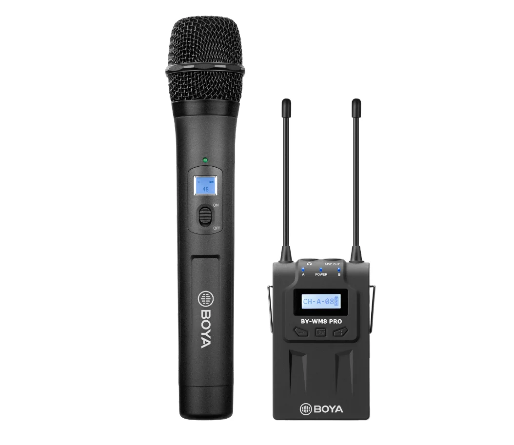 

BY-WM8 PRO-K3( UHF Wireless Microphone)