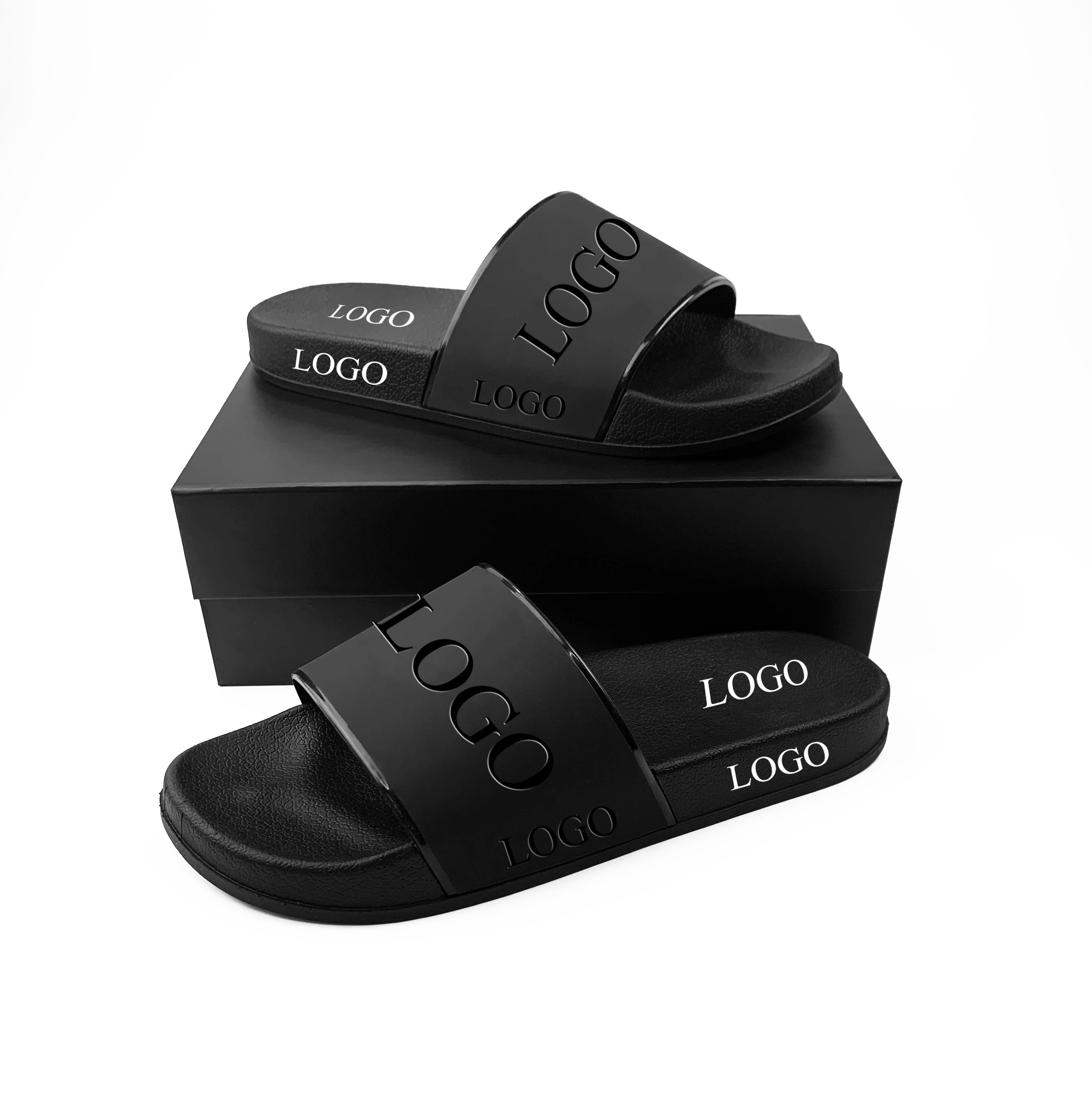 

Open Chausson Homme Flat Sandals And Slippers Antiderrapante Slides Footwear Hombrw Personalized Rubber Customized Big size Ete, Customized color