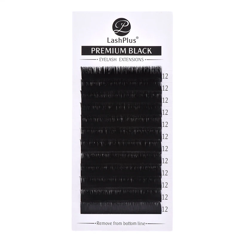 

individual lash extensions mixed lengths tray synthetic individual mink lash extension vendor, Black and other colors