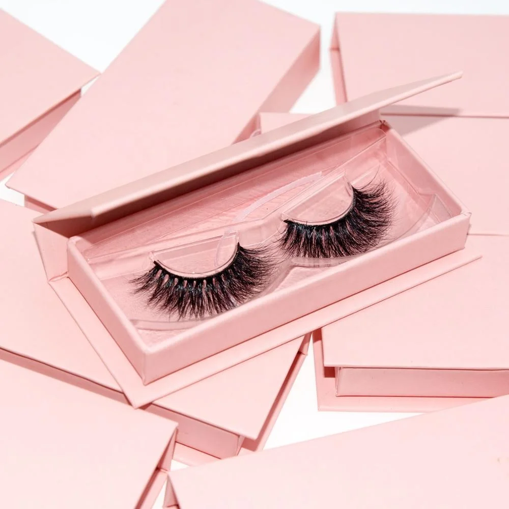 

Top Supplier 3D Natural Eyelash 25MM Siberian Thick Full Long Mink Curly Lashes, Nature black