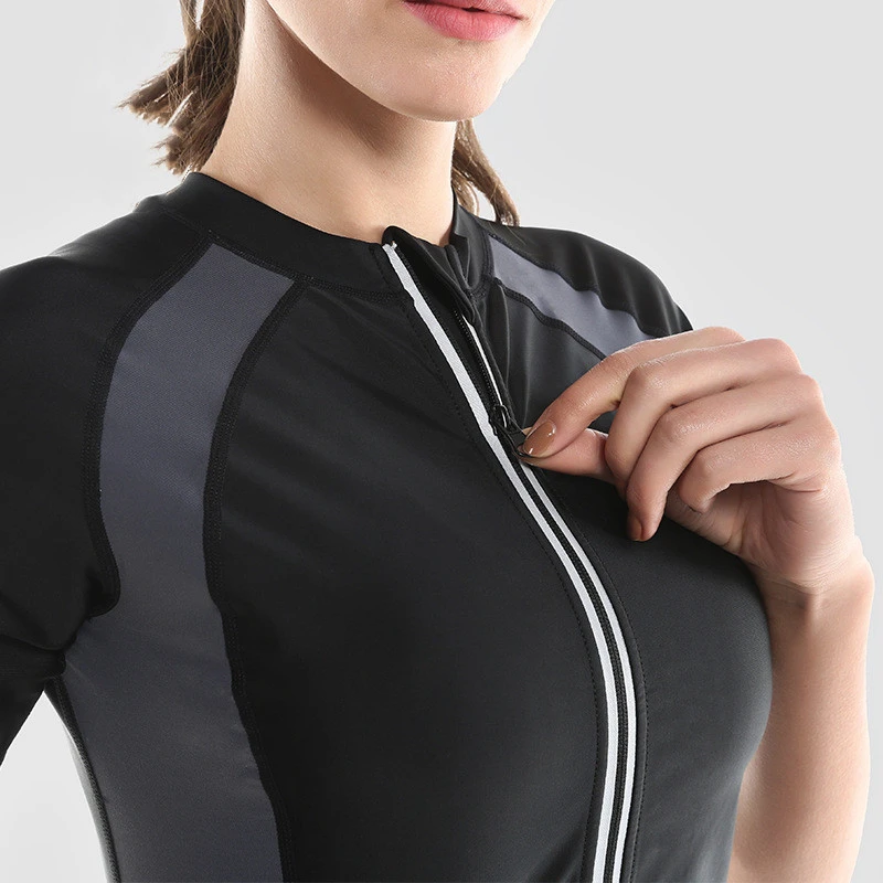 

Yoga clothes slimming women pants fat burning suit sweat vest, Black