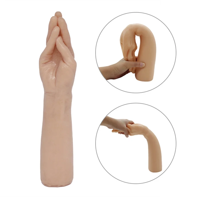 2019 custom logo artificial hand shaped soft fist dildo large size anal sex toys for women