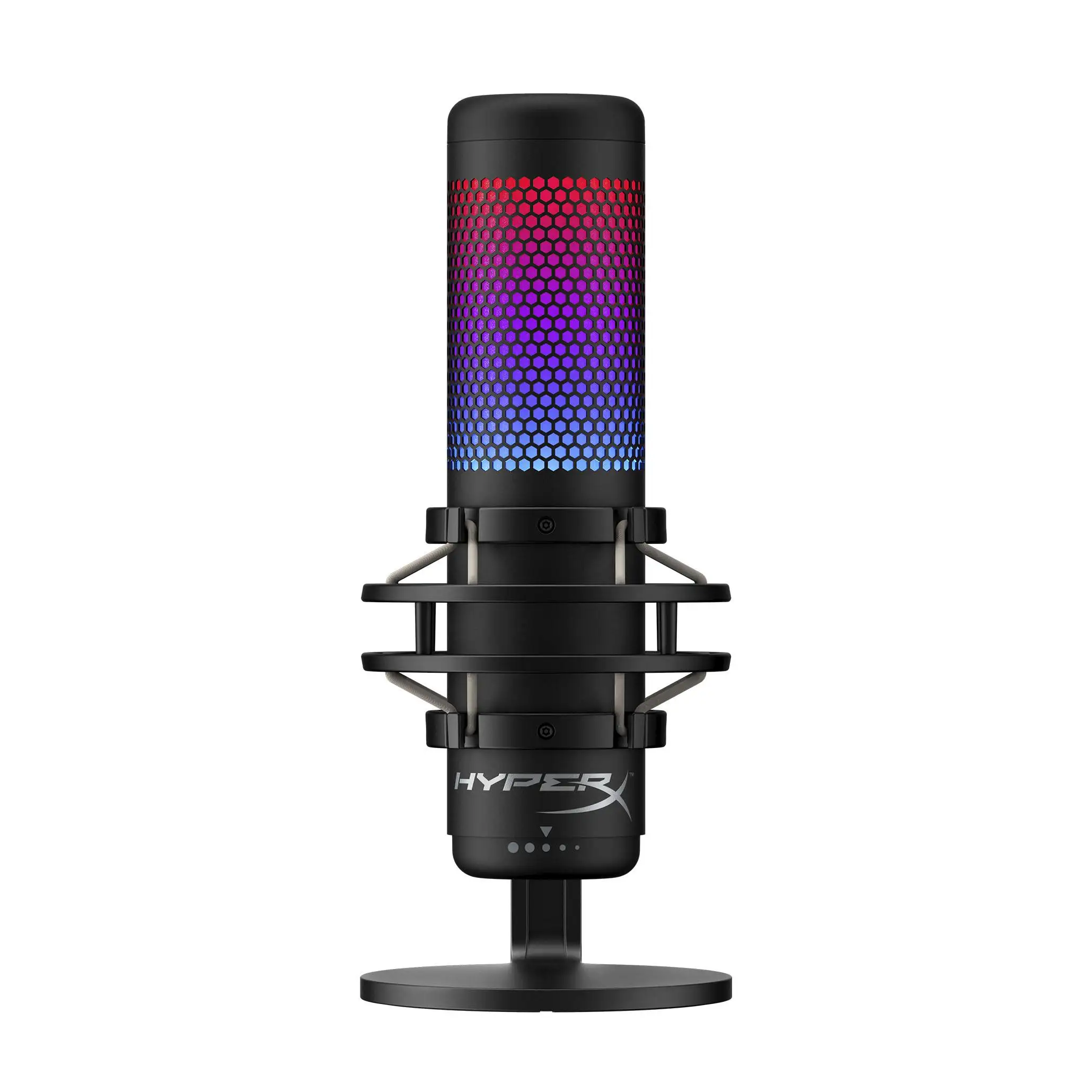 

Hyper X QuadCast S Professionnel RGB USB Condenser Microphone for PC PS4 Mac and Discord TeamSpeak