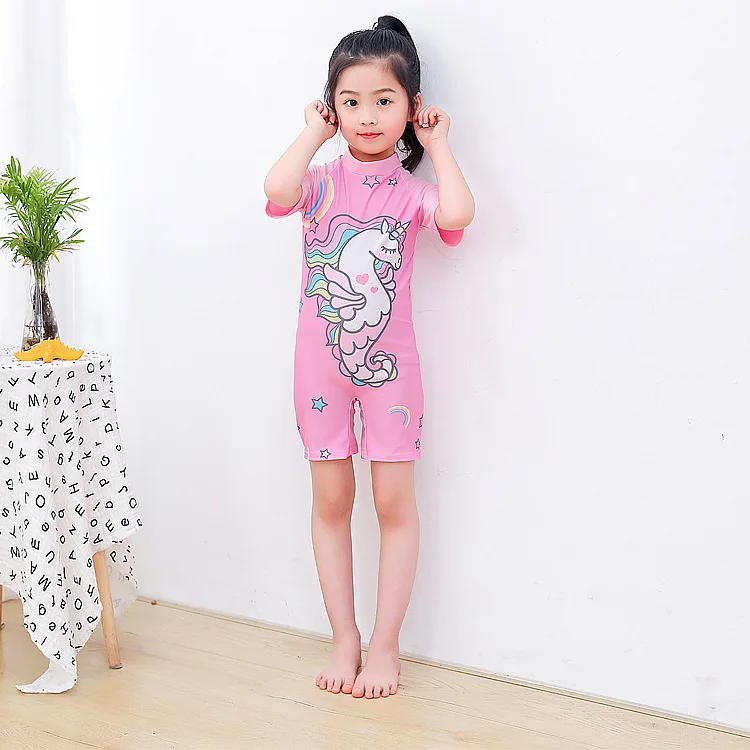 

Cartoon children's swimwear cute boys and girls swimwear baby quick-drying swimwear wholesale, Shown