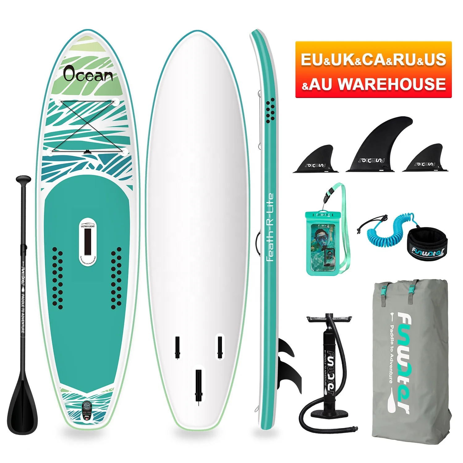 

Feath-R-Lite paddleboard Dropshipping CE  Stand Up Paddle board inflatable surf sup padleboard isup